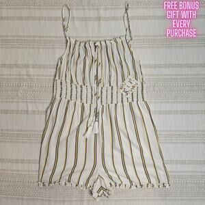 Vine & Valley Striped Summer Romper Size XL NWT – Cute Lightweight One Piece